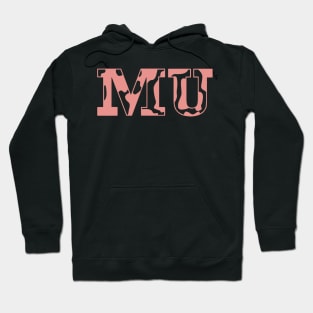 Mu Cow Pattern Hoodie